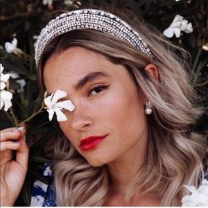 Coveted Zara bejeweled headband NWT